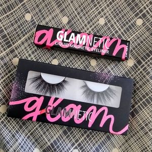 NWT glamnetic lashes and eyeliner